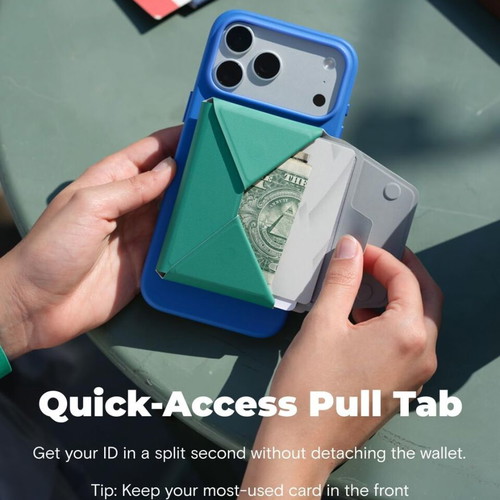 MOFT MagSafe Wallet for 8 Cards with RFID Blocking and Magnetic Stand