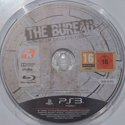 The Bureau: XCOM Declassified PlayStation 3 like new