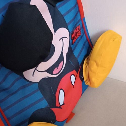 Mickey Mouse toddler bag used with 3D ears and feet