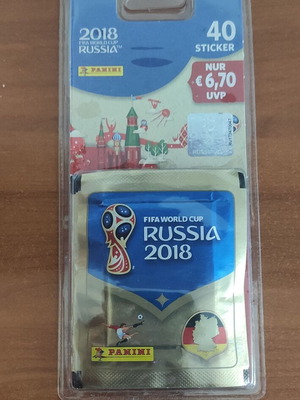 Panini Fifa World Cup Russia 2018 blister με 40 αυτοκόλλητα καινούργιο
