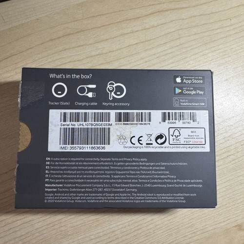 Vodafone Curve Smart GPS Tracker new, fully functional