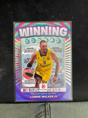 Winning Ticket Lonnie Walker IV Euroleague Contenders 2025-26 like new