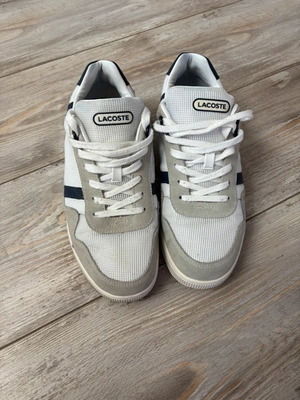 Lacoste athletic shoes used, size 41, white
