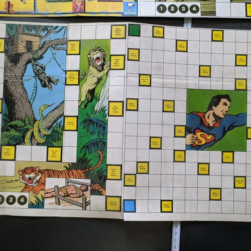 Board game used from 60s/70s with old cards