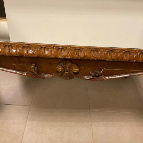 Vintage 50s coffee table with mirror surface like new