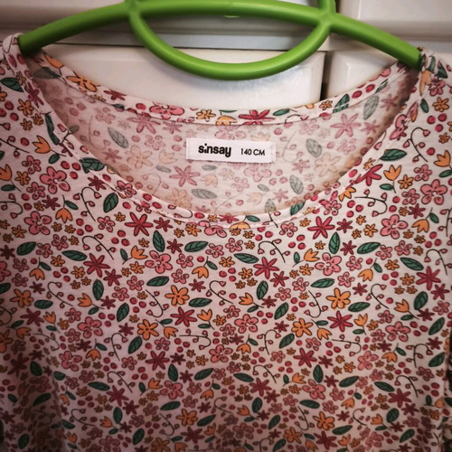 Sinsay floral kids dress size 140cm like new multicolor