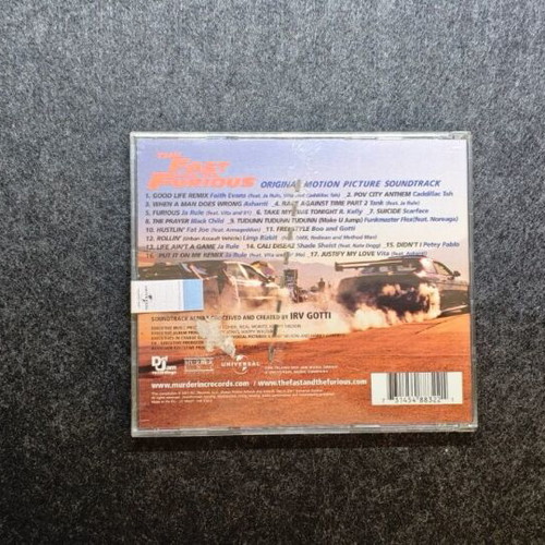 The Fast & The Furious OST 2001 CD used