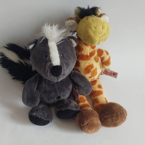 Nici plush toys like new, set of two, 23-27 cm