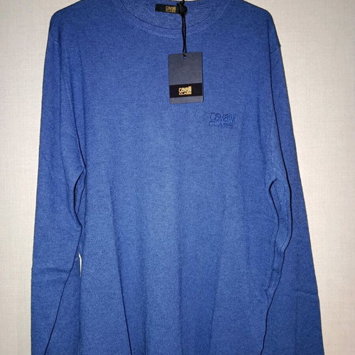 Cavalli Class shirt new, size XXL, blue