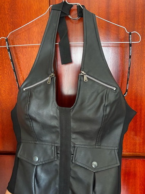 Morgan women's vest new, black, size S
