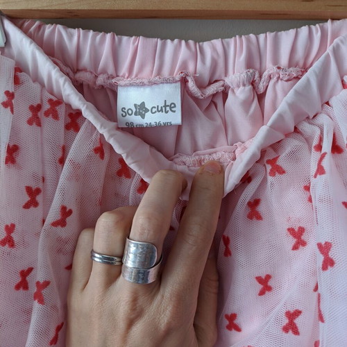 Tutu skirt used, pink, size 98 cm for 2-3 years