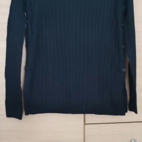 Zara knitted sweater dark blue new, size M