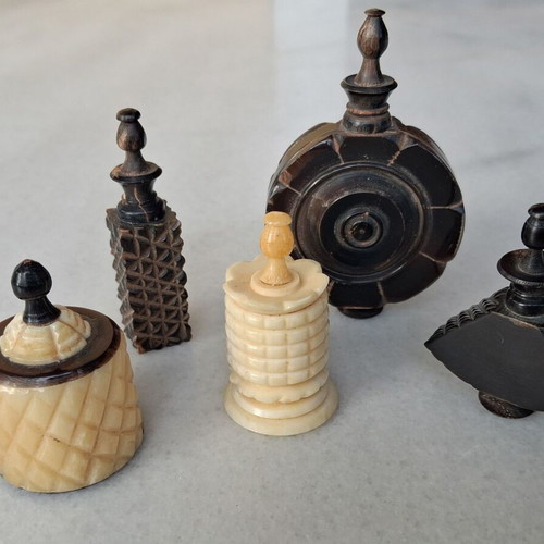 Miniature bottles new, handmade from India, set A