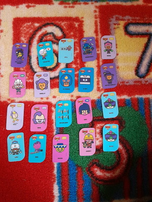 Braw Stars tags like new, pack of 20 pieces