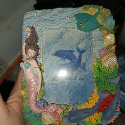 Photo Frame like new with Mermaid and Ocean Design