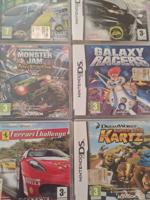 Nintendo DS Racing Games Pack of 6 used, PAL-ITA editions