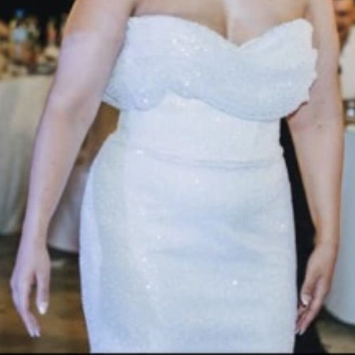 Sposa Moda wedding dress with detachable train and sleeves