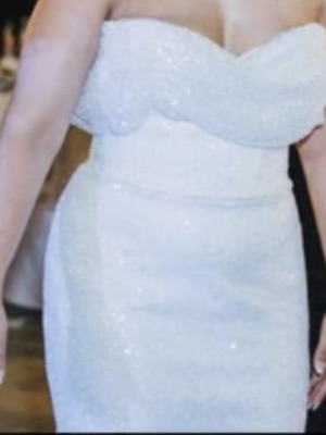 Νυφικό Sposa Moda σαν καινούργιο με αποσπώμενη ουρά και μανίκια