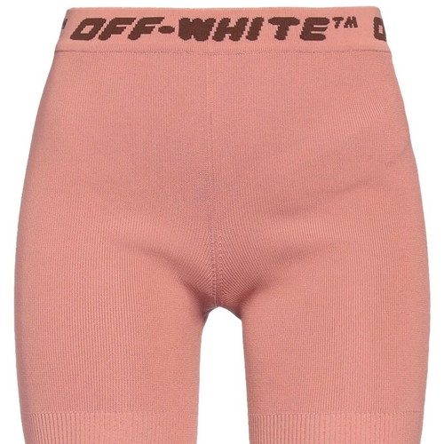 Off-White cycling shorts new, size 38, brown and pink