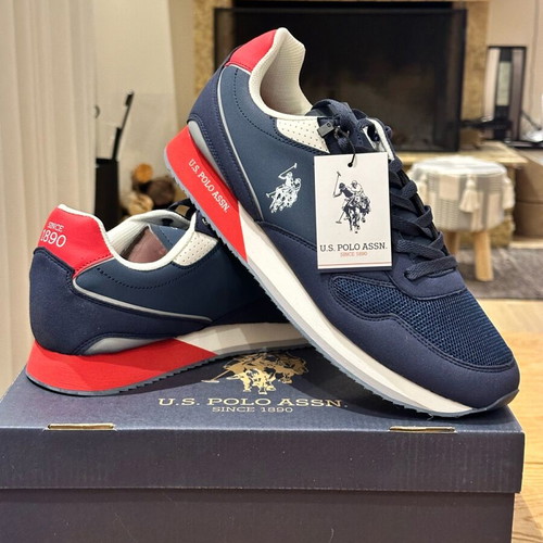 U.S. Polo Men's Sneakers Blue Size 45 New