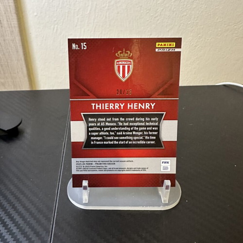 Panini Prizm Fifa Thierry Henry Orange Prizm 2025/2026