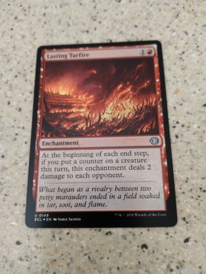 Magic the Gathering Lasting Tarfire foil new