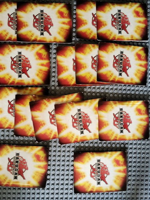 Bakugan cards used