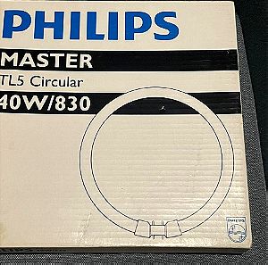 Philips λάμπα φθορίου κυκλική 40W/830