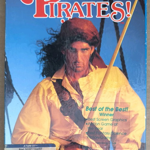 Sid Meier's Pirates! MicroProse Atari ST like new