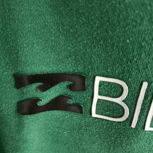 Billabong green hoodie used, size S