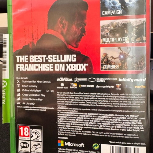 Call of Duty Modern Warfare 3 Xbox Series X like new