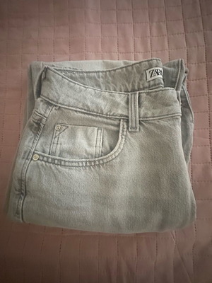 Zara mom fit jeans like new, gray, size L