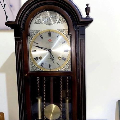 Antique clock with old working mechanism