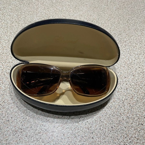 Chopard sunglasses like new, brown, women's