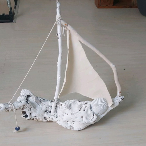 Handmade decorative ship like new