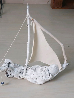 Handmade decorative ship like new