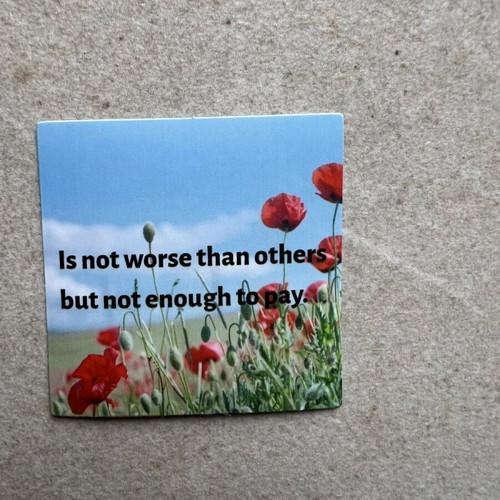 Flowers sticker set new, 11 pieces, 4.5 cm paper