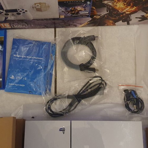 PlayStation 4 Destiny Edition console like new with box and accessories