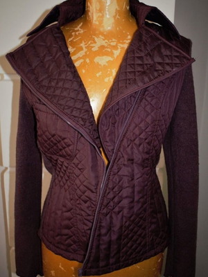 Jacket with quilted fabric size M like new