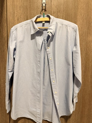 H&M Oversize Shirt Like New, Blue, Size S