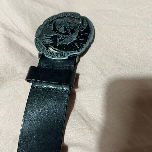 Diesel vintage belt used, black, size 90 cm