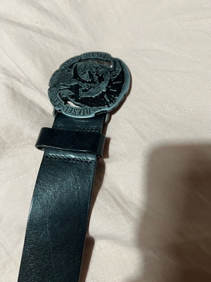 Diesel vintage belt used, black, size 90 cm