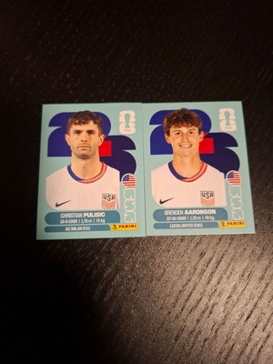 USA Players FIFA World Cup 2026 αυτοκόλλητα καινούργια σετ 2