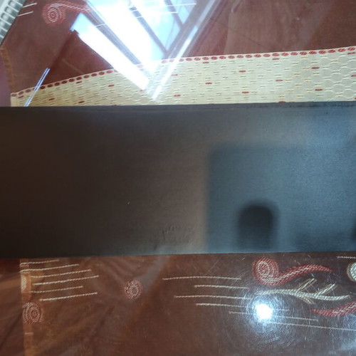 Wooden vase, dark brown