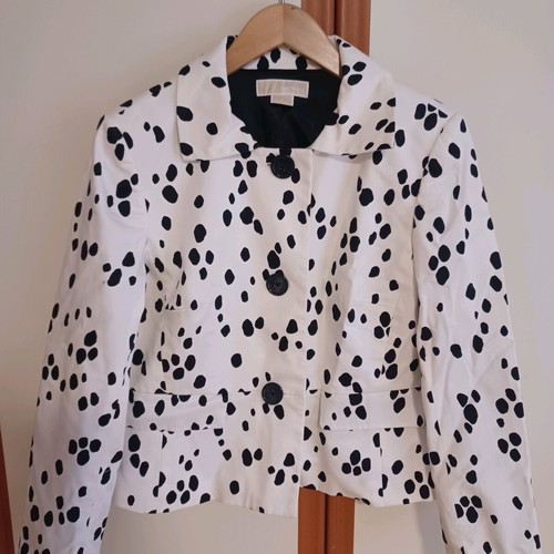 Michael Kors women's jacket like new, size L, black and white