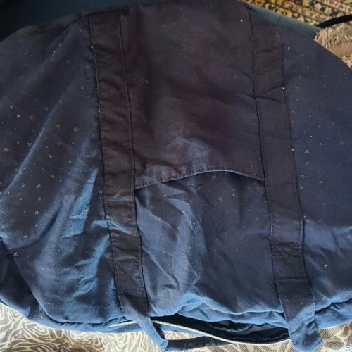 Mustela baby bag used for baby items