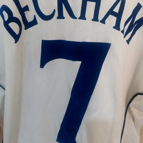 England National Team Beckham Jersey used, genuine authentic