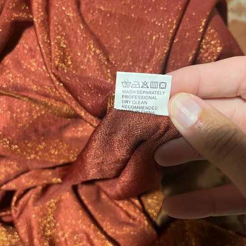 Dress new gold terracotta metallic, size L