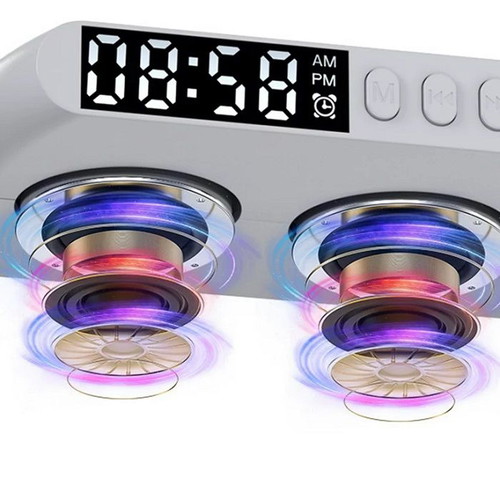 Bluetooth wireless speaker with LED light and charging base new