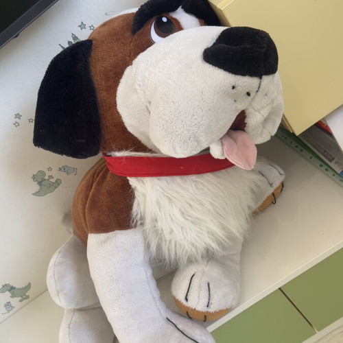 Dog plush toy 60cm like new, decorative